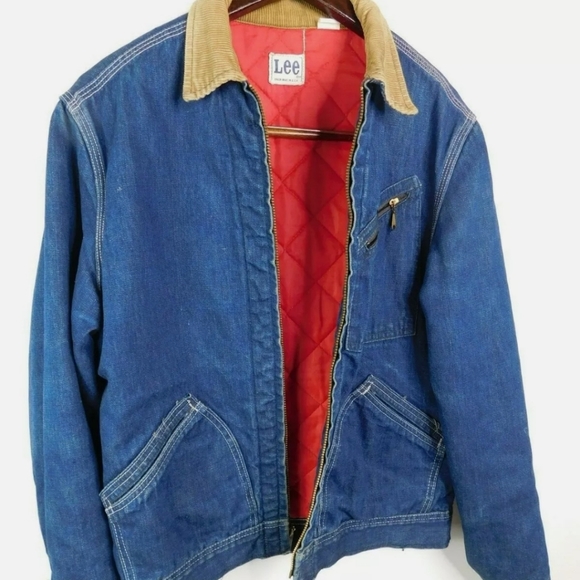 Lee Jackets & Coats Vintage Union Usa Made Lee 91 Lb Liner Denim
